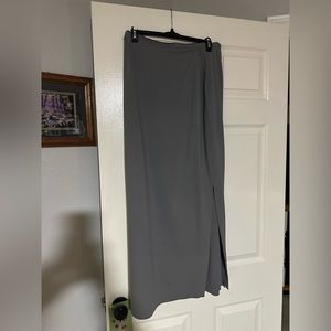 Gorgeous gray floor length skirt